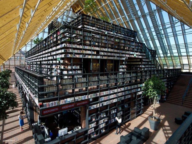 อลังการณ์! "Book Mountain ห้องสมุดขนาดใหญ่" - ห้องสมุดขนาดใหญ่ - การออกแบบ - โดมกระจกใหญ่ - ห้องสมุดอลังการ - Book Mountain