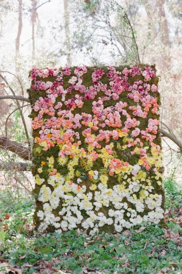 Siêu lãng mạn với 'bức tường hoa' - Ngoài trời - Đồ trang trí - Mẹo và Sáng Kiến