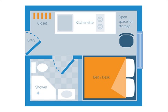 ไอเดียสุดปัง !!! ห้องสไตล์ micro-apartment - ไอเดีย - ตกแต่งบ้าน - คอนโดมิเนี่ยม - ออกแบบ - การออกแบบ - ตกแต่ง - ไอเดียแต่งบ้าน - แต่งห้องนอน - ห้องนอน - ห้องน้ำ - บ้าน - ห้องครัว - แต่งบ้าน