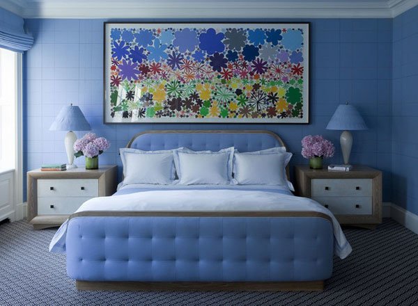 หลากแบบแต่งห้องนอนสีฟ้า สวยสดใส น่าอยู่ น่านอน!!