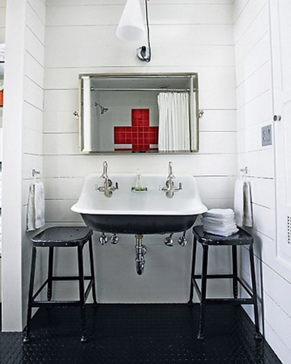 Phòng tắm mang phong cách Industrial
