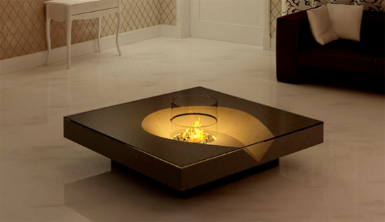 Innovative Coffee Tables with Built-in Fireplace by Planika Fires - Decoration - Design - Interior Design - Ideas - Furniture - Coffee Tables - Fireplaces - Planika Fires