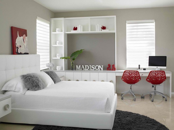 Phòng ngủ thêm sang với giường màu trắng - Thiết kế - Phòng ngủ - Giường - Nội thất