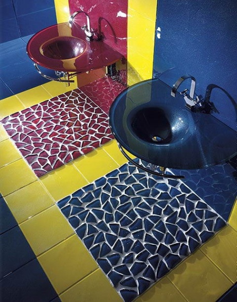 Gạch lát đủ màu sắc cho phòng tắm thêm vui mắt - Phòng tắm - Mẹo và Sáng Kiến - Xu hướng - Ý tưởng - Trang trí