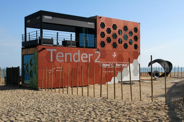Khách sạn Tender 2 với kiến trúc độc đáo bên bờ biển tại Bỉ
