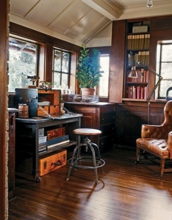 Home Offices that Have Vintage Looking - Design