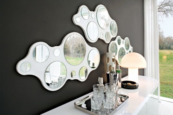 Dùng gương trang trí cho phòng khách thêm độc đáo - Trang trí - Phòng khách