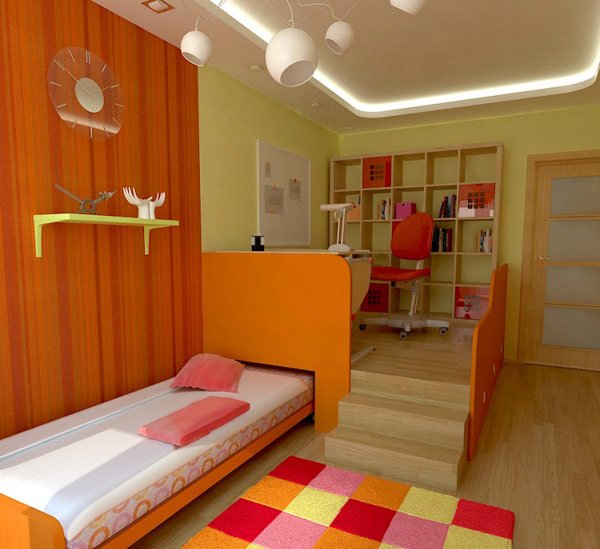 Phòng ngủ đầy cá tính dành riêng cho teen - Eugene Zhdanov - Trang trí - Nội thất - Phòng ngủ - Ý tưởng - Nhà thiết kế - Thiết kế đẹp - Phòng ngủ cho teen