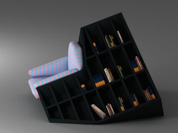 Ready to Read with Creative and Cool Bookshelf Designs - Bookshelf - Interior Design - Design - Furniture - Photo