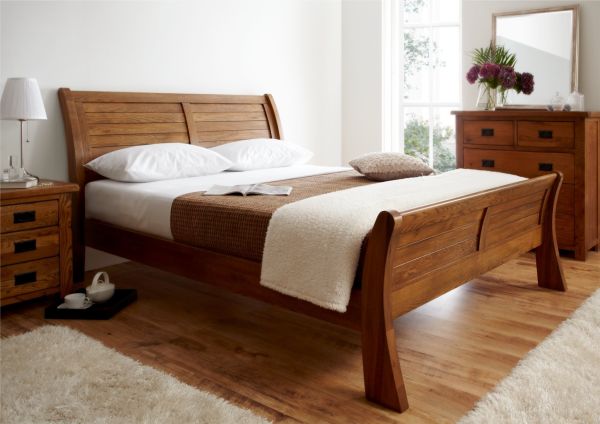 Phòng ngủ thêm ấm cúng với giường sleigh bed - Giường sleigh bed - Thiết kế - Nội thất - Giường