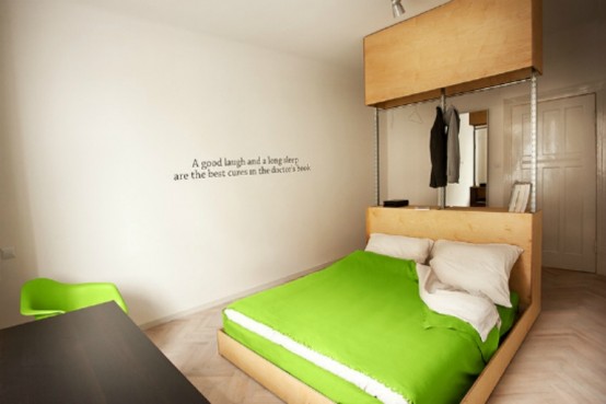 A nice example of a fresh and stylish minimalist space - Apartment - Design