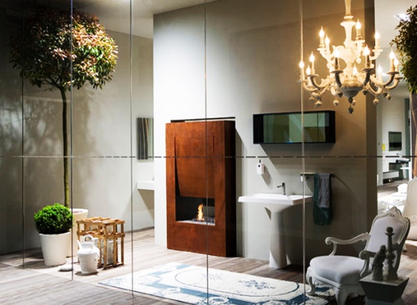 Dream Bathroom Designs With Fireplaces - Fireplace - Design - Ideas - Bathroom