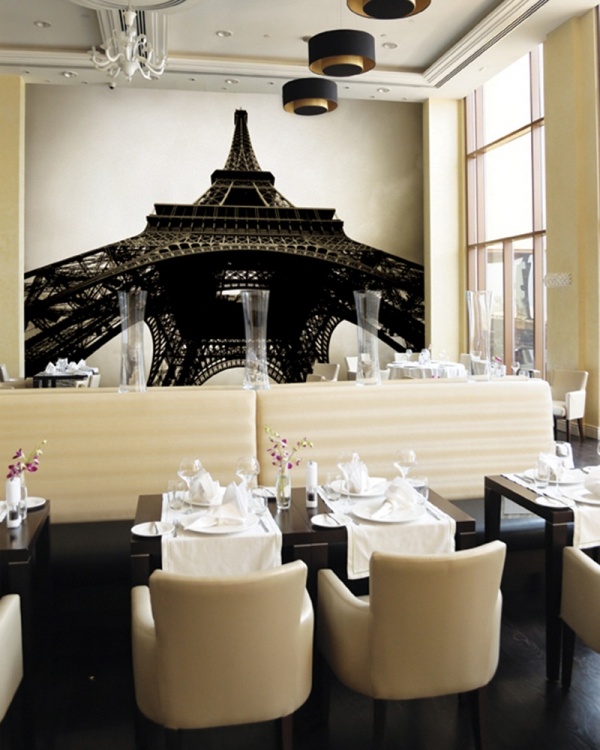 Trang Trí Nộ Thất Cảm Hứng Từ Paris Hoa Lệ - Thiết kế đẹp - Nội thất - Ý tưởng - Tháp Eiffel - Giấy dán tường