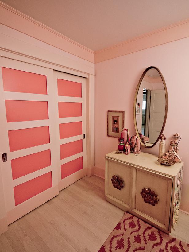 Phòng ngủ dễ thương cho các bé gái với tông màu hồng - Phòng bé gái
