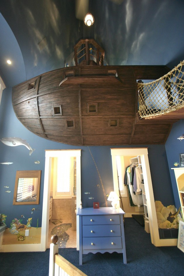 Phòng Ngủ Tàu Cướp Biển, Niềm Mơ Ước Của Các Bé Trai - Nội thất - Thiết kế đẹp - Thiết kế - Phòng ngủ - Ý tưởng - Trang trí