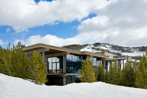Ngôi nhà nghỉ dưỡng Lower Foxtail Residence tuyệt vời tại vùng Big Sky, Montana