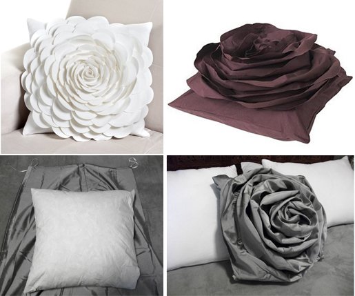 How to Turn an Old Skirt into a Rose Pillow