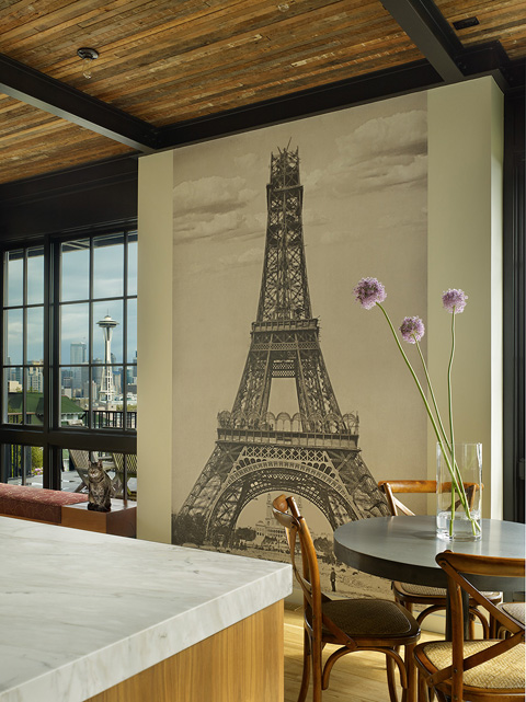 Paris-Inspired Interior Designs - Interior Design - Ideas - Eiffel Tower - Wallpaper