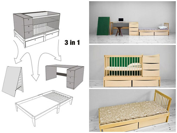เตียงนอนเด็ก อเนกประสงค์สุดคุ้ม!! ลูกโตก็ยังใช้ได้จ้า - เฟอร์นิเจอร์ - ของแต่งบ้าน - เตียงนอน - เตียงเด็ก - อเนกประสงค์ - ใช้ทำกิจกรรม - Adensen Furniture - โต๊ะทำการบ้าน - ชั้นวางของ