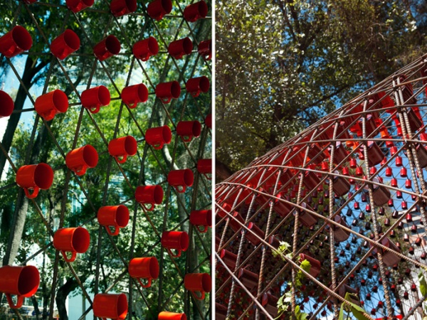 Amazing 'Portal of Awarenes' By Using 1,500 Coffee Mugs - Design - Interior Design - Ideas - Design Public