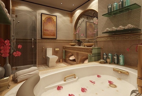 Luxurious Bathroom Designs with Classic & Vintage Elements