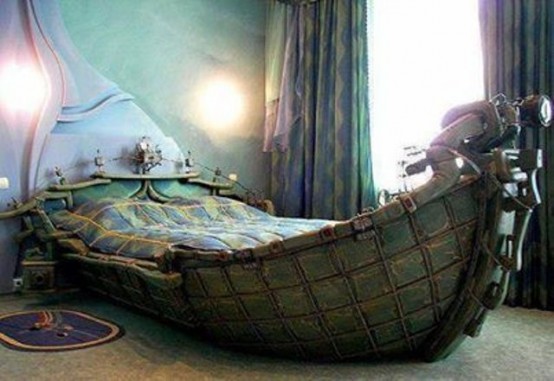 Giường có kiểu dáng bắt mắt cho người thích sự mới lạ - Nội thất - Thiết kế đẹp - Ý tưởng - Giường - Phòng ngủ
