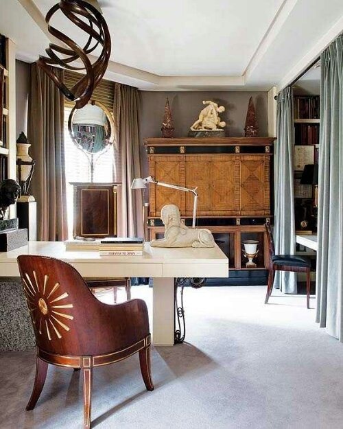 Dramatic Masculine Home Office Design Ideas For Men - Ideas - Design - Home Office