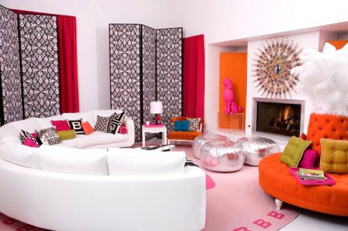 Phòng gia đình ấm cúng với nhiều màu sắc - Trang trí - Nội thất - Ý tưởng - Thiết kế đẹp - Phòng khách - Phòng gia đình
