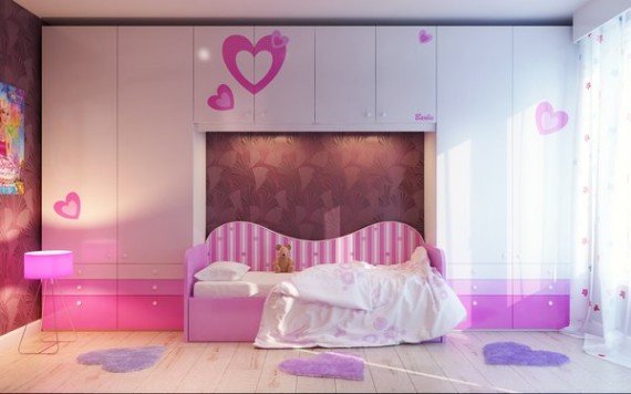 Những phòng ngủ ngọt ngào dành cho bạn gái