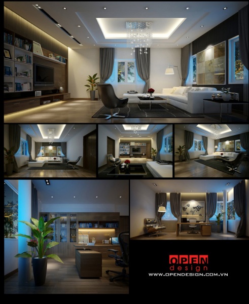 East meets West in Dream Home Interiors by Open Design, Vietnam - Interior Design - Open Design