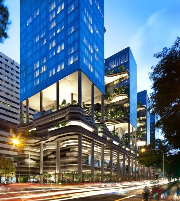 Khách sạn PARKROYAL, Singapore: Khu vườn xanh giữa trời xanh.