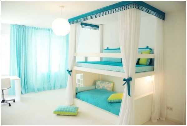 Giường đôi xinh xắn dành cho trẻ nhỏ - Giường đôi - Thiết kế - Nội thất - Giường - Phòng trẻ em