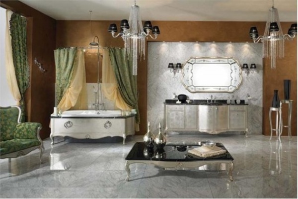 Phòng tắm sang trọng với nội thất cổ điển - Trang trí - Ý tưởng - Nội thất - Thiết kế đẹp - Phòng tắm - Cổ điển - Sang trọng