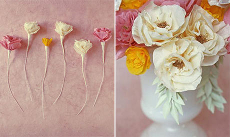 ประดิษฐ์ดอกไม้กระดาษ ตกแต่งให้บ้านสวยเช้ง! - งานประดิษฐ์ - DIY - ของแต่งบ้าน - ดอกไม้กระดาษ - วิธีทำดอกไม้กระดาษ