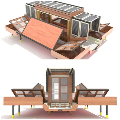 เจ๋งอะ!! บ้านคอนเทนเนอร์รักษ์โลก เปลี่ยนรูปทรงได้ - แบบบ้านแปลก - บ้านรักษาธรรมชาติ - บ้านคอนเทนเนอร์ - บ้านรักษ์โลก - บ้านเปลี่ยนรูปทรง - แบบบ้านเปลียนทรงได้