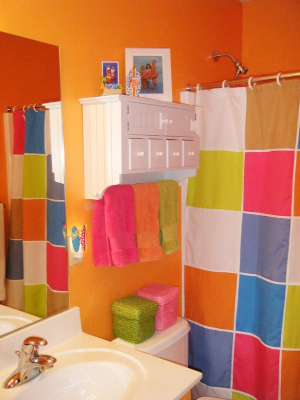 Ý Tưởng Thêm Màu Sắc Cho Phòng Tắm - Phòng tắm - Ý tưởng - Thiết kế - Trang trí - Nội thất