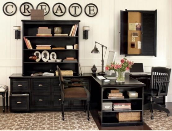 Dramatic Masculine Home Office Design Ideas For Men - Ideas - Design - Home Office