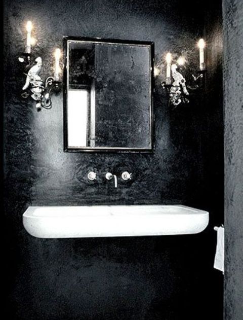 Ý tưởng thiết kế phòng tắm theo phong cách Gothic - Trang trí - Ý tưởng - Thiết kế - Nội thất - Xu hướng - Phòng tắm - Gothic