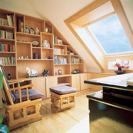 เก๋ๆ ชั้นวางหนังสือบิ้วด์อิน (Build-in) ช่วยให้บ้านสวยเป็นระเบียบ! - เฟอร์นิเจอร์ - ชั้นวางหนังสือ - ชั้นวางบิ้วด์อิน - (Build-in) - จัดบ้านเป็นระเบียบ