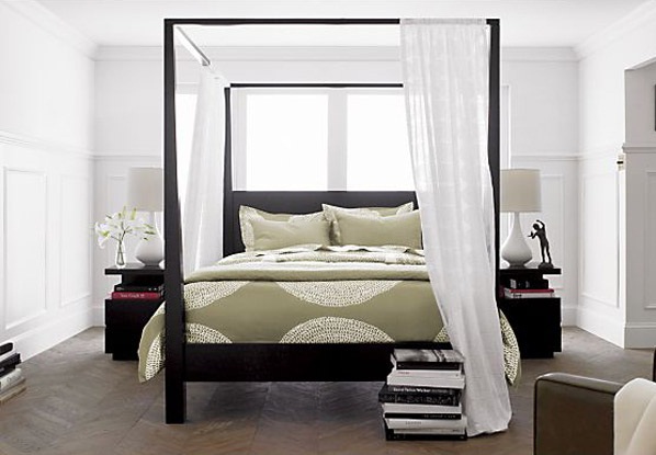 Phòng ngủ lãng mạn với giường Canopy - Giường - Thiết kế - Nội thất