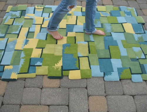 Những tấm thảm lông sắc màu cho nhà thêm sang trọng và vui nhộn - Nội thất - Trang trí - Thảm