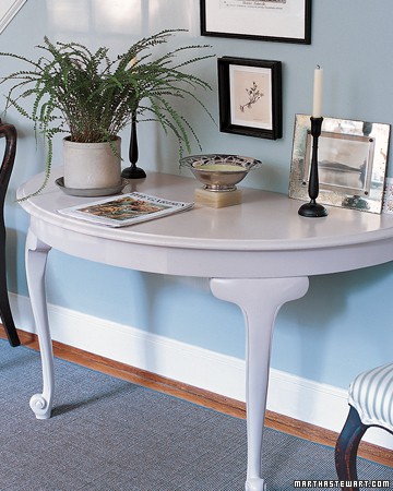 Extremely Creative Half Table Designs - Half of table - Table - Furniture - Design
