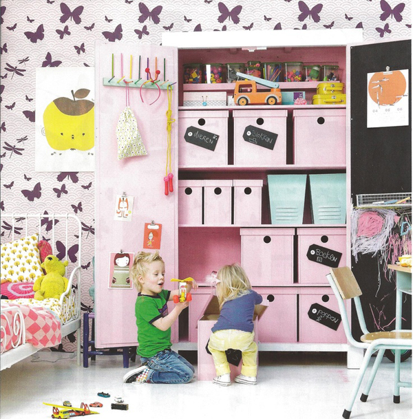 Những phòng chứa đồ đáng yêu dành cho bé - Trang trí - Ý tưởng - Nội thất - Mẹo và Sáng Kiến - Thiết kế đẹp - Phòng chứa đồ