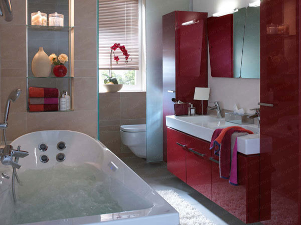 Glamourous Ideas for Small Bathroom Designs - Decoration - Interior Design - Design - Furniture - Ideas - Bathroom - Small Space
