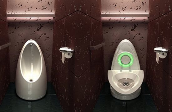 The Toilet That Transforms Into an Urinal