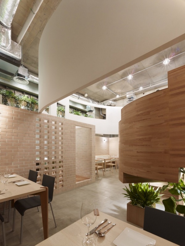 Nhà hàng thiết kế xanh tại đường Sinato, Tokyo, Nhật Bản - Tokyo - Nhật Bản - Sinato - Đường Jiyu - Nhà hàng - Trang trí - Ý tưởng - Nhà thiết kế - Nội thất - Thiết kế đẹp
