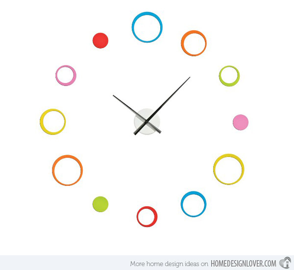 15 Modern Wall Clock Designs Good for Wall Decor - นาฬิกาสไตล์โมเดิร์น - สไตล์โมเดิร์น - นาฬิกา - ของแต่งบ้าน