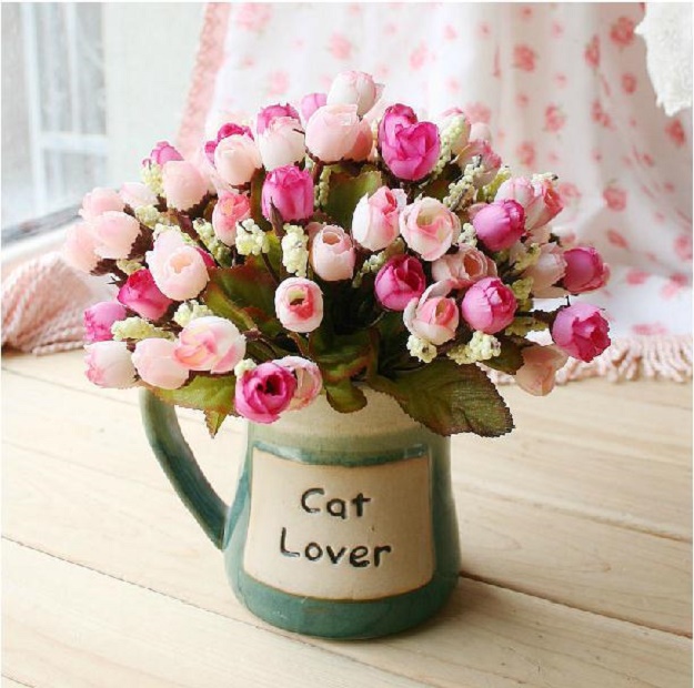 รวมแจกันดอกไม้สวย ๆ  สไตล์วินเทจสุด ๆ !!! - วินเทจ - ไอเดียเจ๋ง - สวนเล็ก - แปลกๆ - สีขาว - ดอกไม้ - แจกัน - สวนดอกไม้