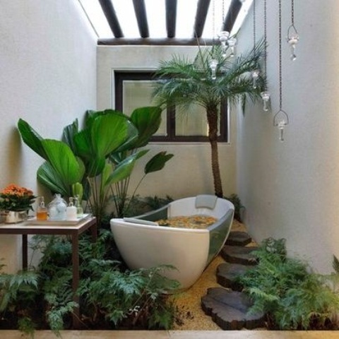 Phòng tắm mát mẻ với style nhiệt đới - Thiết kế - Phòng tắm - Xu hướng