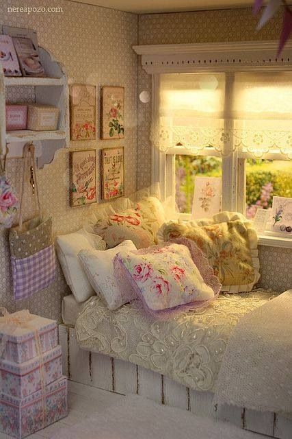 Phòng ngủ vintage xinh đẹp dành cho bạn gái tuổi teen - Thiết kế - Phòng cho teen - Phòng ngủ
